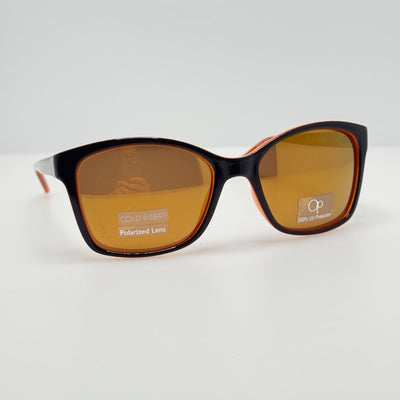 Ocean Pacific Sunglasses Howlee Brown Laminate 55-18-130