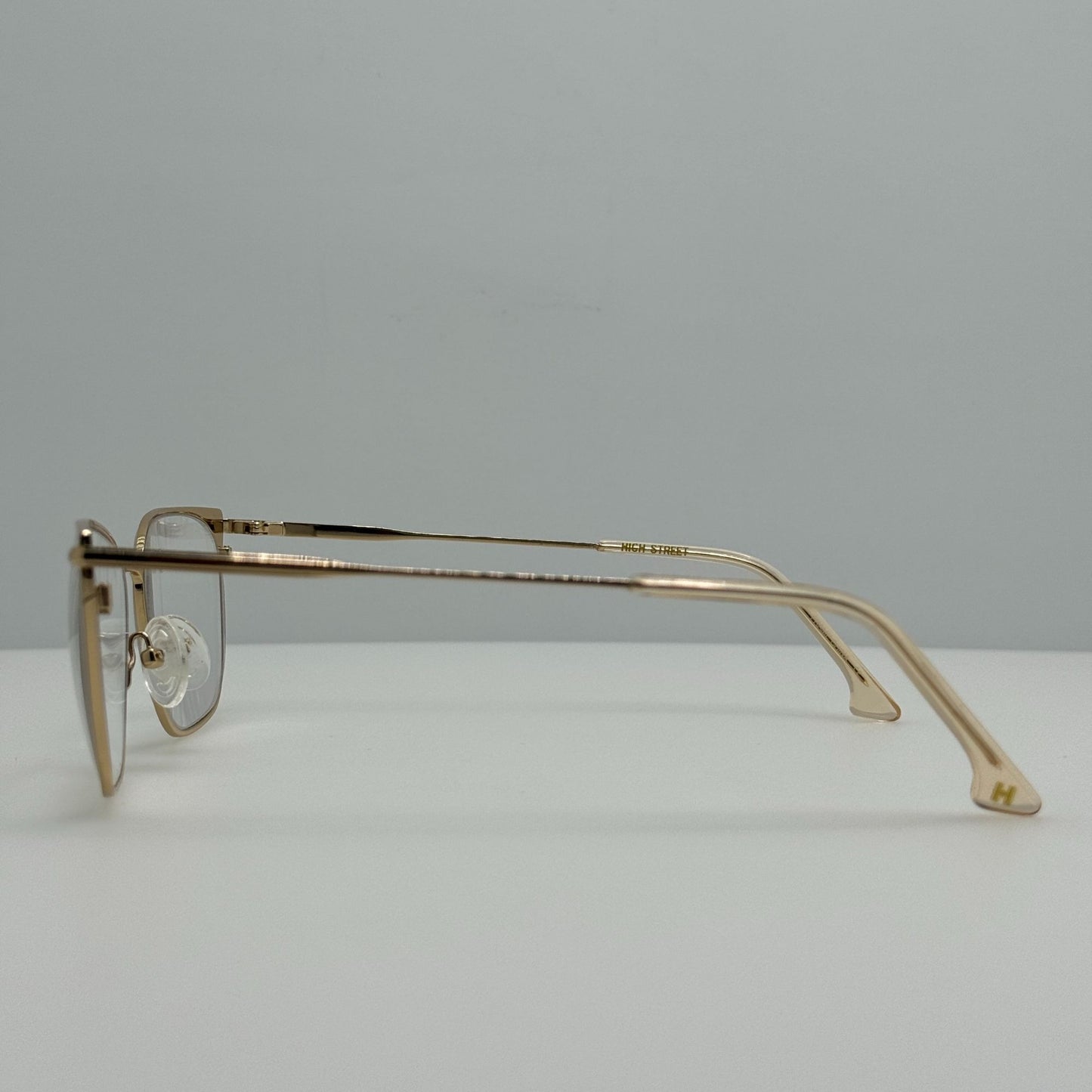 High Street Eyeglasses Eye Glasses Frames London Seashell W/ Case 53-18-145