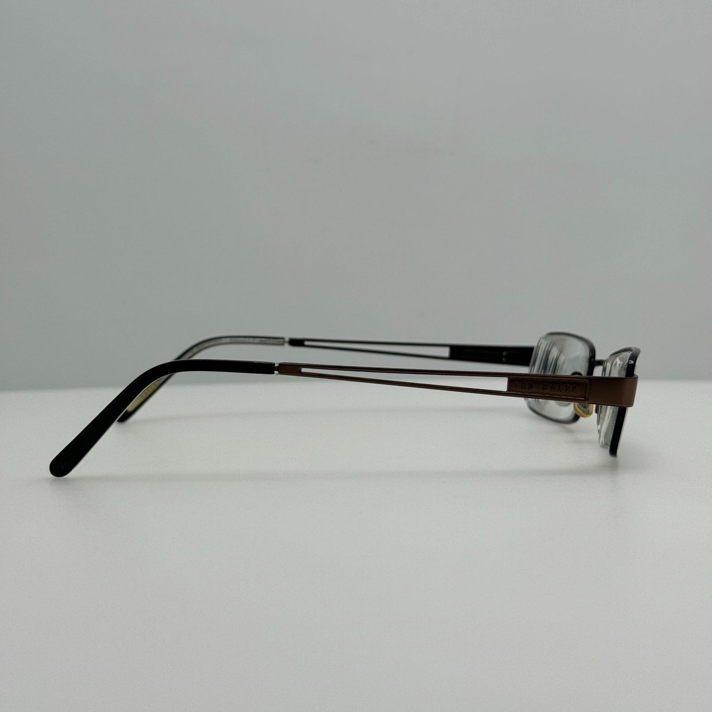 Ted Baker Eyeglasses Eye Glasses Frames Double Up B125 EBO 52-18-135