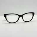 Flower Eyeglasses Eye Glasses Frames 6002 001 Black 52-16-135