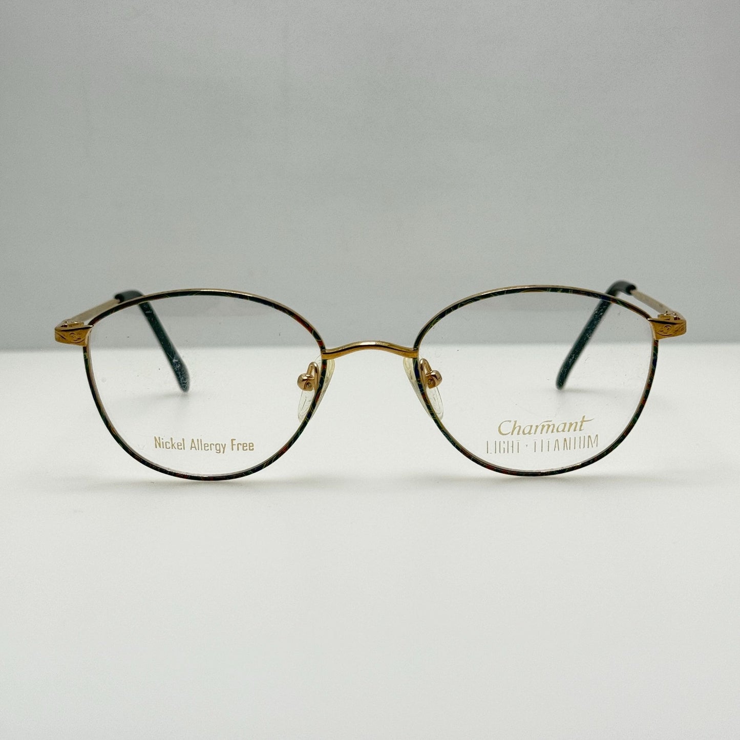 Charmant Eyeglasses Eye Glasses Frames 7605 PC 52-20-140 Japan