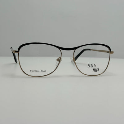 Scott & Zelda Eyeglasses Eye Glasses Frames 7451 Black Gold 55-17-142