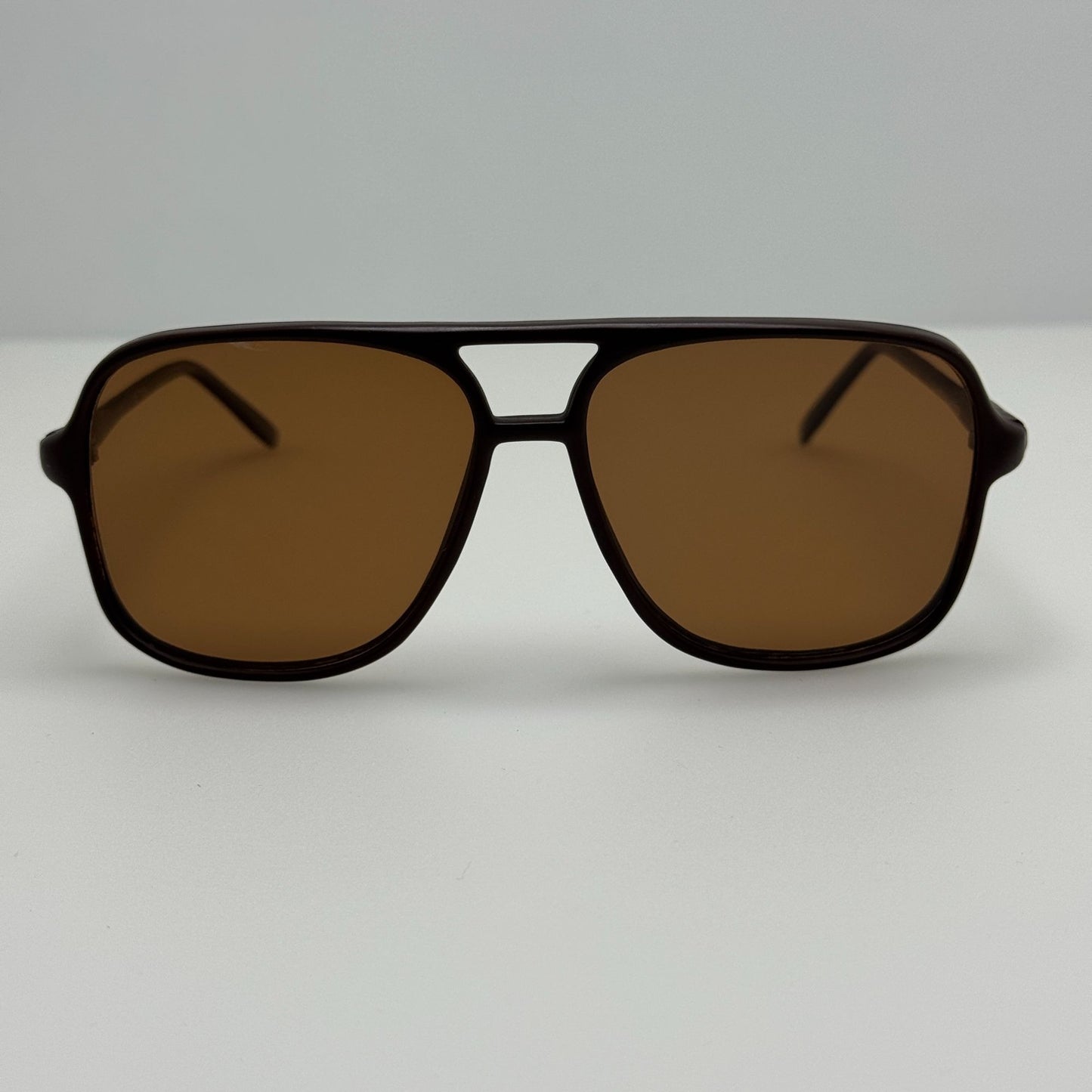 Unbranded Sunglasses 11767 Glass Polarized Brown