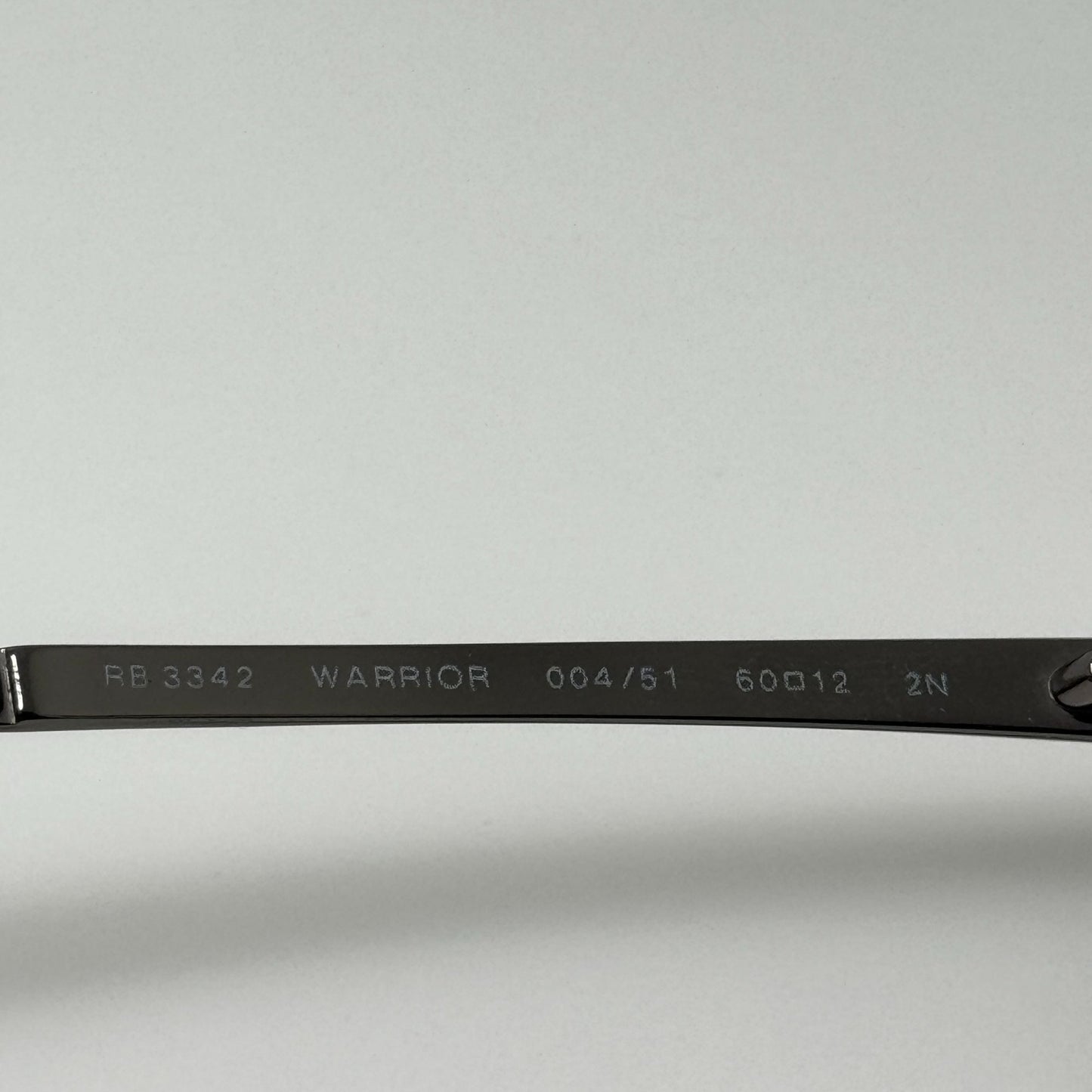 Ray Ban Sunglasses RB 3342 004/51 Warrior 60-12