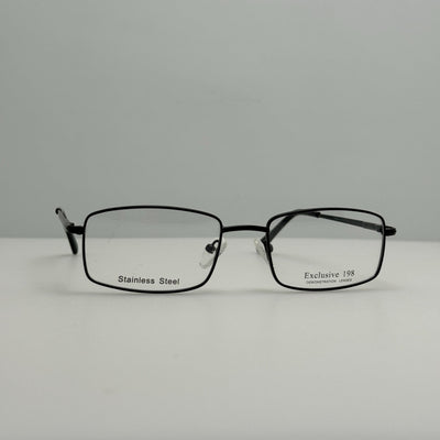 Exclusive Eyeglasses Eye Glasses Frames 198 Matte Black 53-19-140