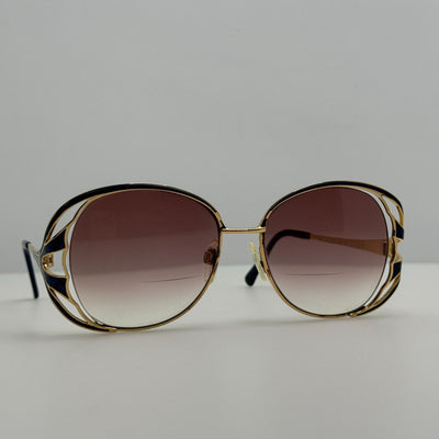 Tura Eyeglasses Eye Glasses Frames 825 Gold Blue Japan 56-18-136