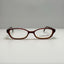Jill Stuart JS 109-2 Burgundy Gold Eyeglasses Eye Glasses Frames 49-16-140