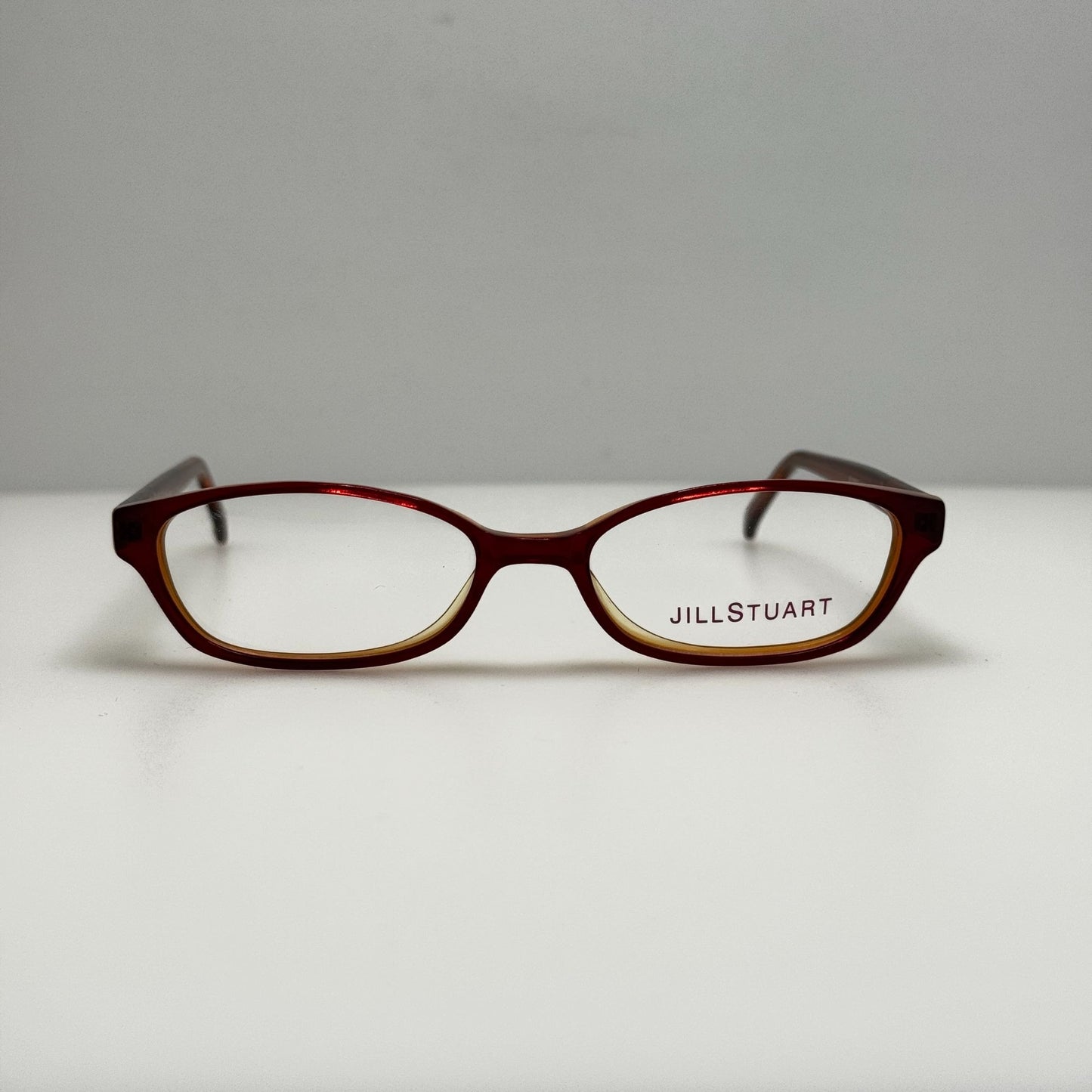 Jill Stuart JS 109-2 Burgundy Gold Eyeglasses Eye Glasses Frames 49-16-140