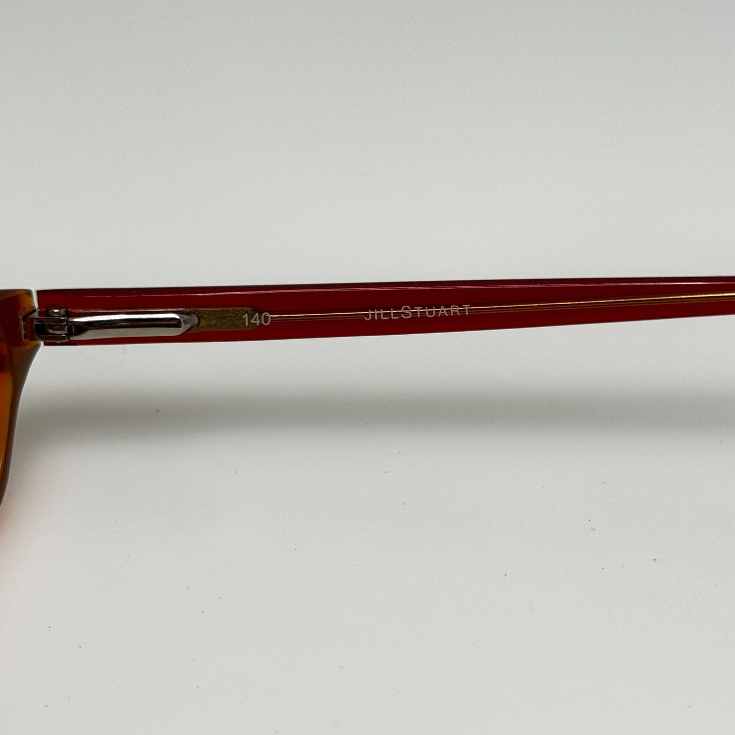 Jill Stuart JS 109-2 Burgundy Gold Eyeglasses Eye Glasses Frames 49-16-140