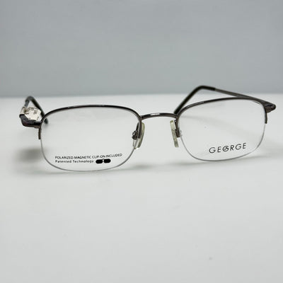 Manhattan Eyeglasses Eye Glasses Frames MDX S2435 20 George W/ Clip 52-20-140