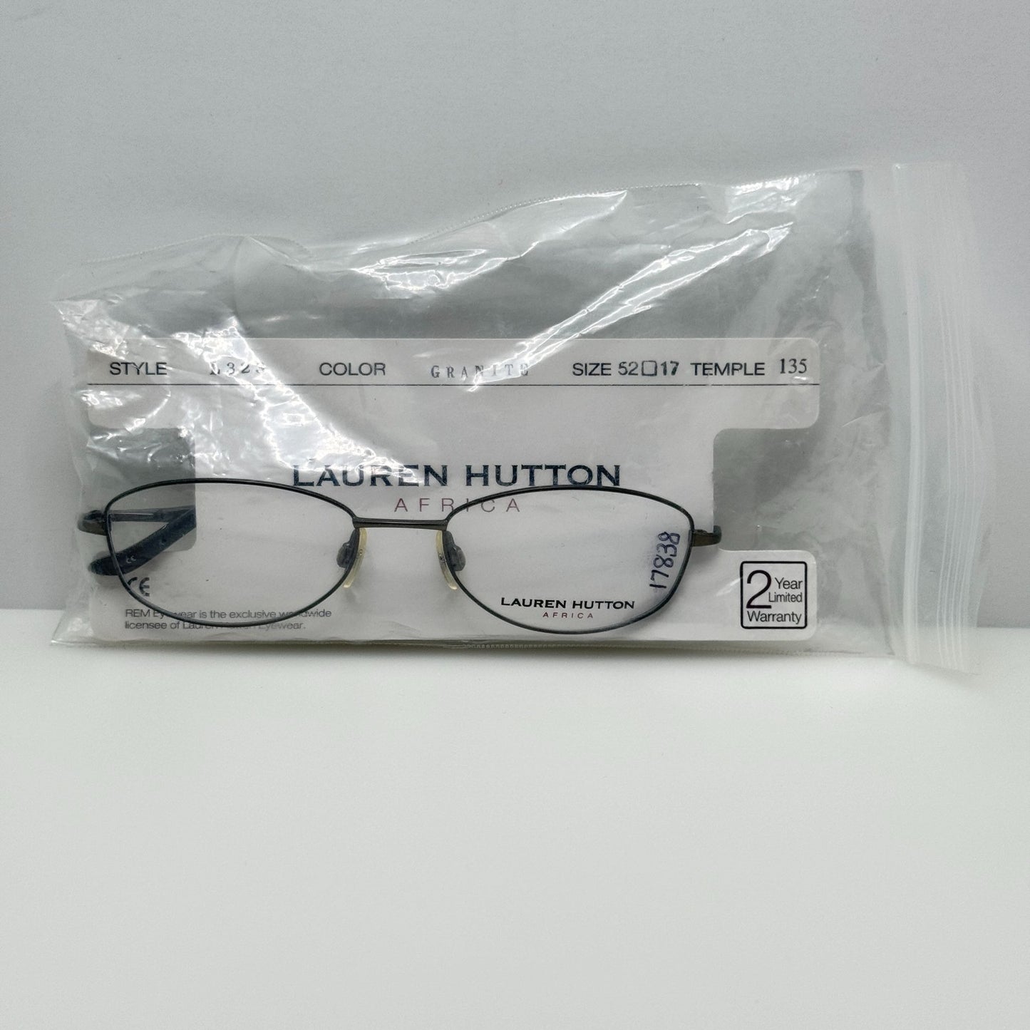 Lauren Hutton Eyeglasses Eye Glasses Frames L323 Granite 52-17-135
