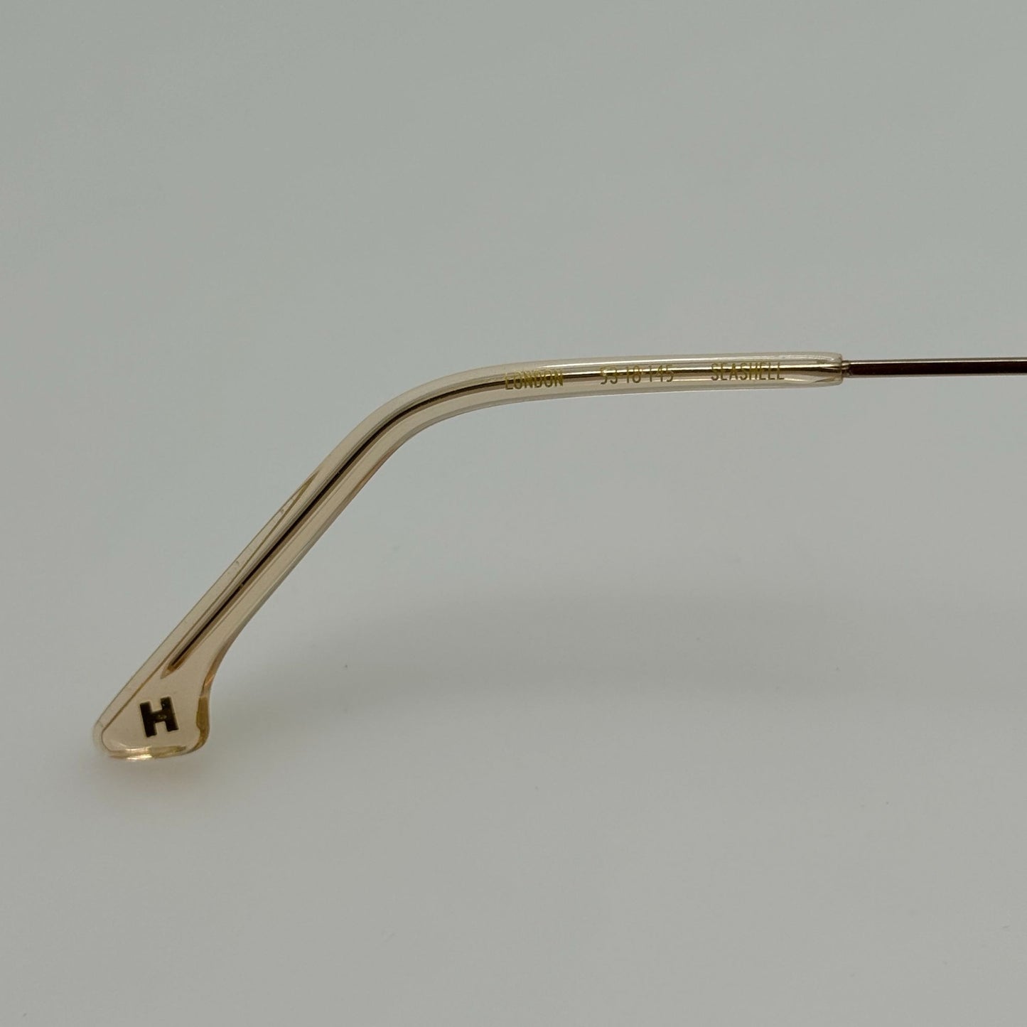 High Street Eyeglasses Eye Glasses Frames London Seashell W/ Case 53-18-145