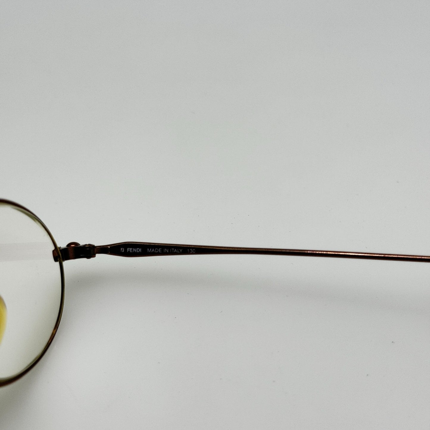 Fendi Eyeglasses Eye Glasses Frames F512 Brown Sugar Italy 46-19-130