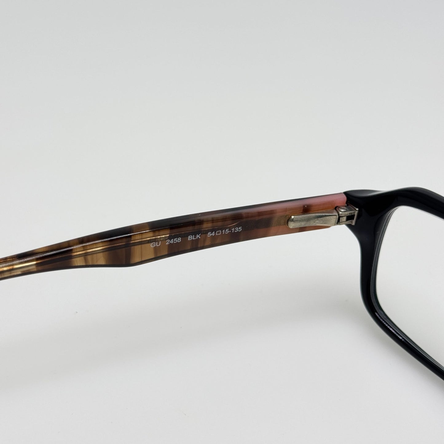 Guess Eyeglasses Eye Glasses Frames GU 2458 BLK 54-15-135