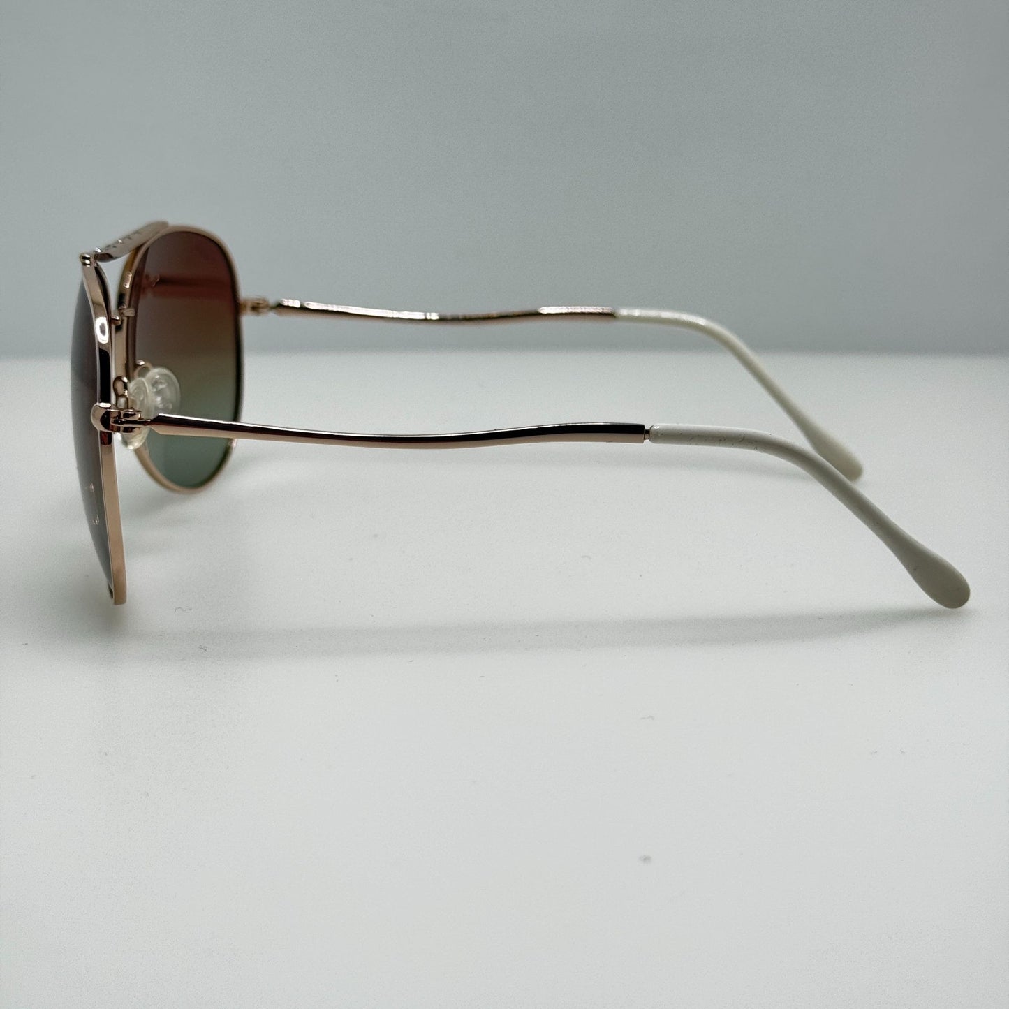 Bebe Sunglasses BB7225SC 105 White Polarized 59-12-135