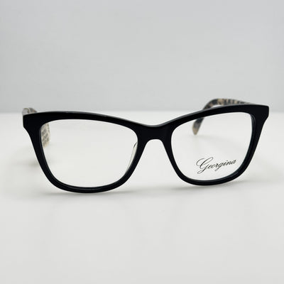Georgina Eyeglasses Eye Glasses Frames 728 Black Tortoise 53-17-140