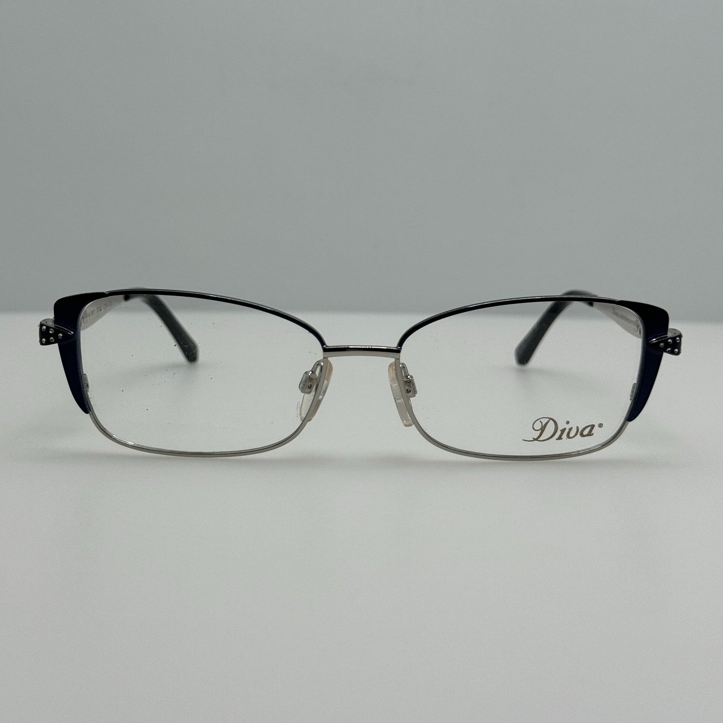 Diva Eyeglasses Eye Glasses Frames 5453 264 Blue 53-16-125