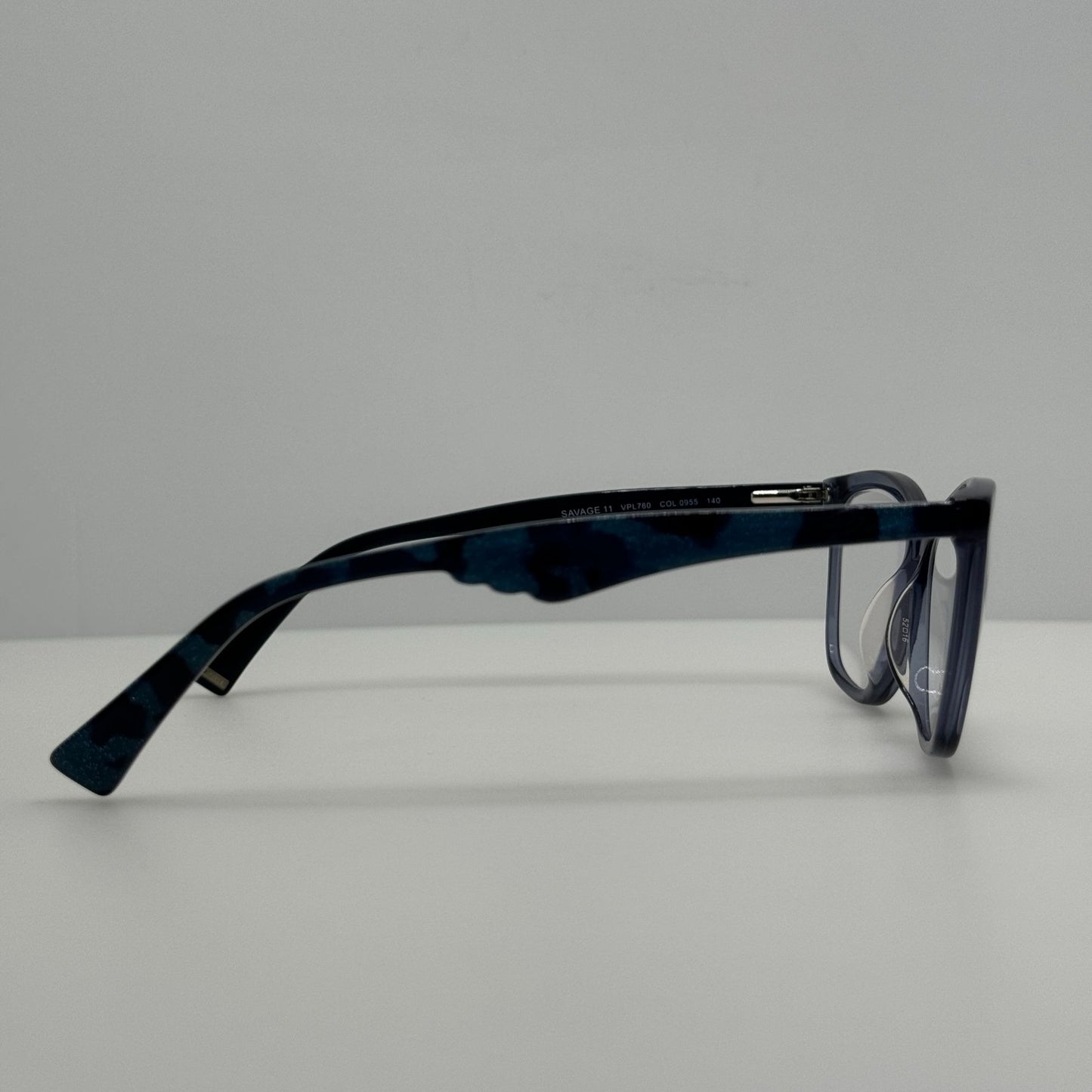 Police Eyeglasses Eye Glasses Frames Savage 11 VPL760 0955 52-16-140
