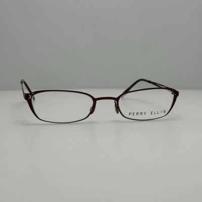 Perry Ellis PE-213 1 Brown Eyeglasses Eye Glasses Frames 49-20-140