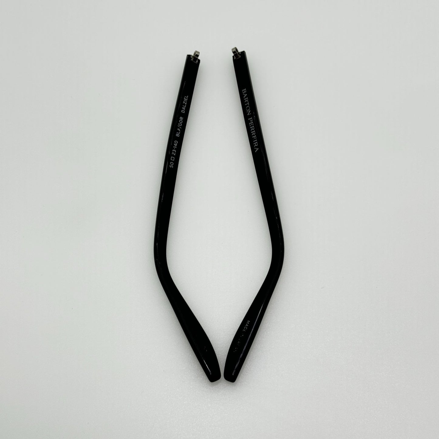 Barton Perreira Dalziel 50-23-140 BLA/GOR Eye Glasses Temple Arms Only PARTS