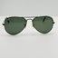 Ray Ban Sunglasses RB 3025 Black Aviator Large Metal 58-14 Read Desc