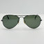Ray Ban Sunglasses RB 3025 Black Aviator Large Metal 58-14 Read Desc