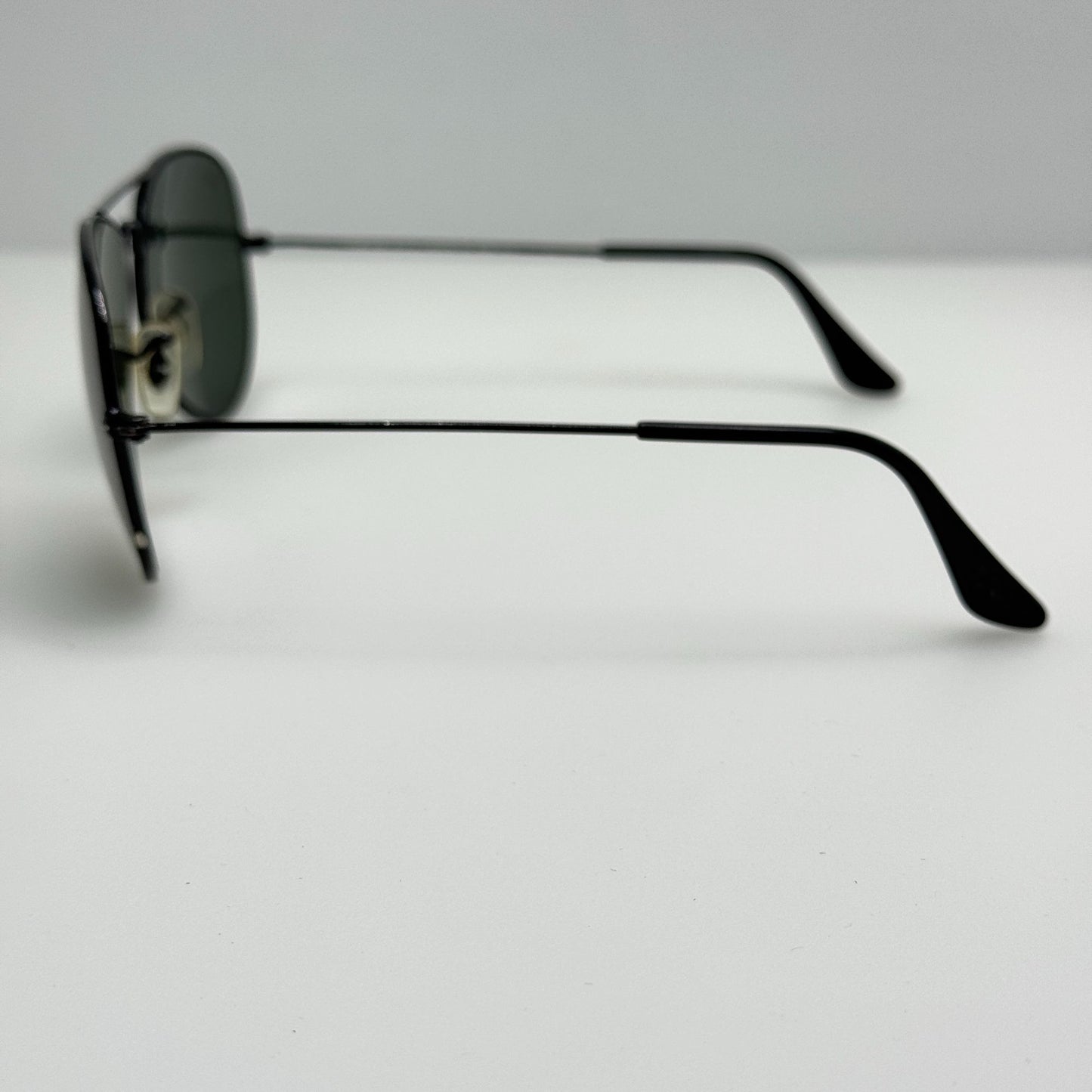 Ray Ban Sunglasses RB 3025 Black Aviator Large Metal 58-14 Read Desc