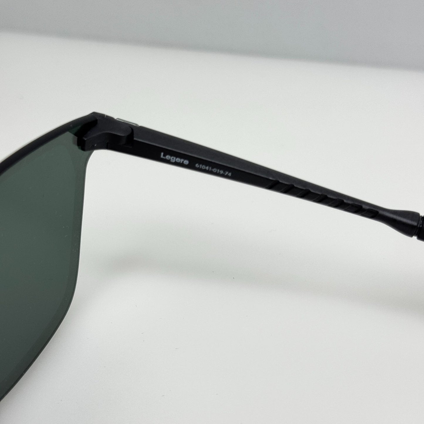 Legere Sunglasses 61041-019-74 D12 Black Italy