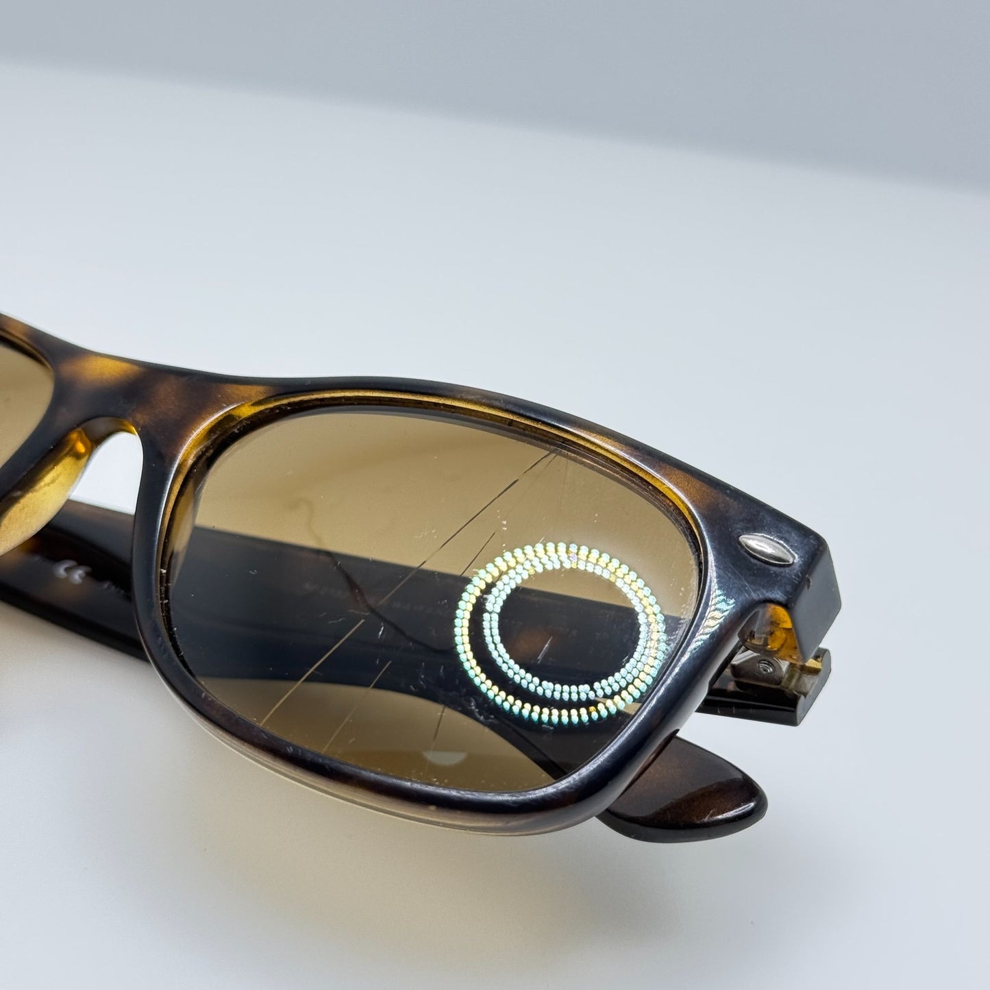Ray Ban Sunglasses RB 2132 “New Wayfarer” 902/M2 55-18-145 Polarized Read Desc