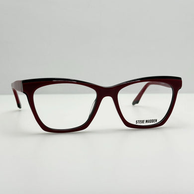 Steve Madden Eyeglasses Eye Glasses Frames Kriista Red Laminate 53-16-140