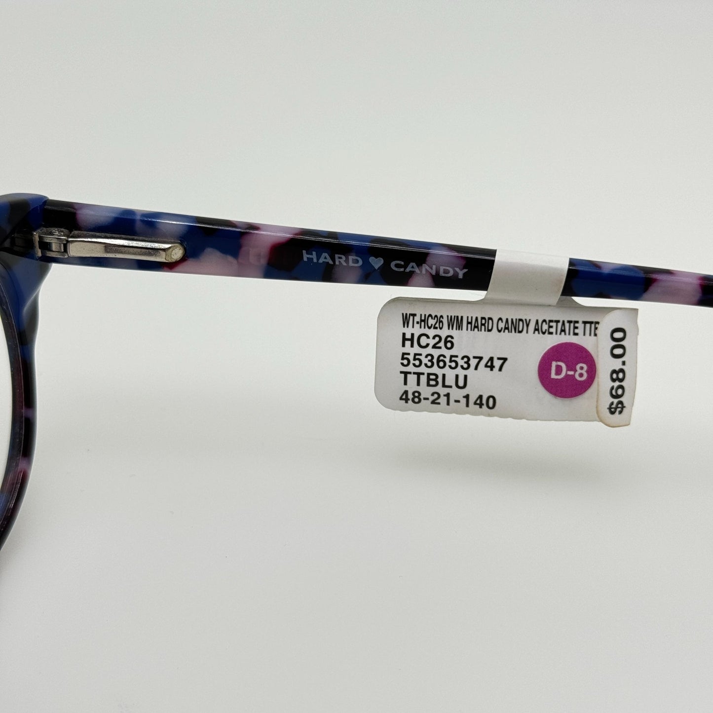 Hard Candy Eyeglasses Eye Glasses Frames HC26 TTBLU 48-21-140