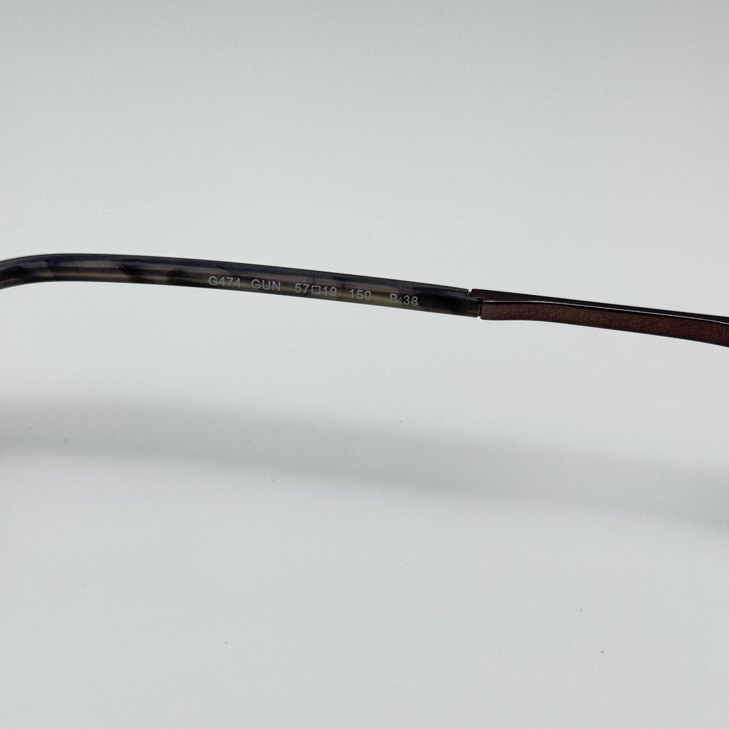 Geoffrey Beene Eyeglasses Eye Glasses Frames G474 Gun 57-19-150