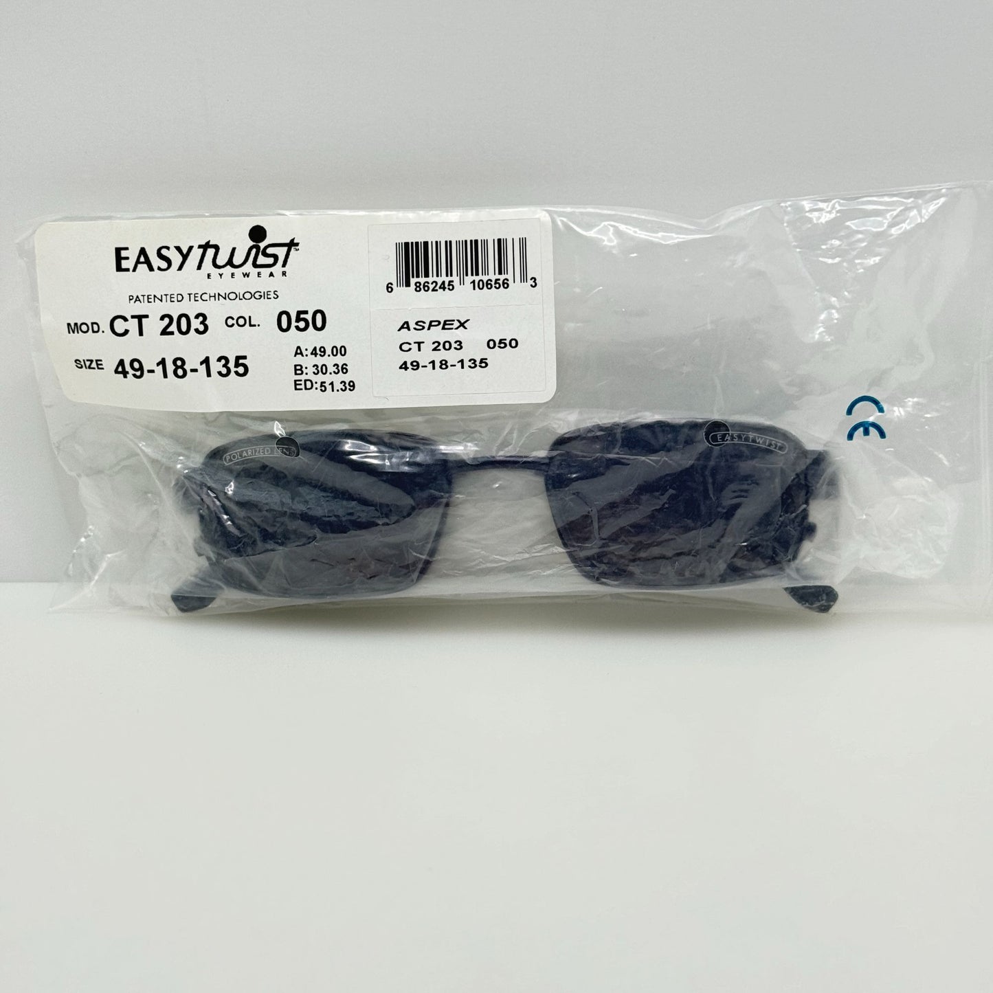 Easytwist Easy Twist Eyeglasses Eye Glasses Frames CT 203 50 49-18-135