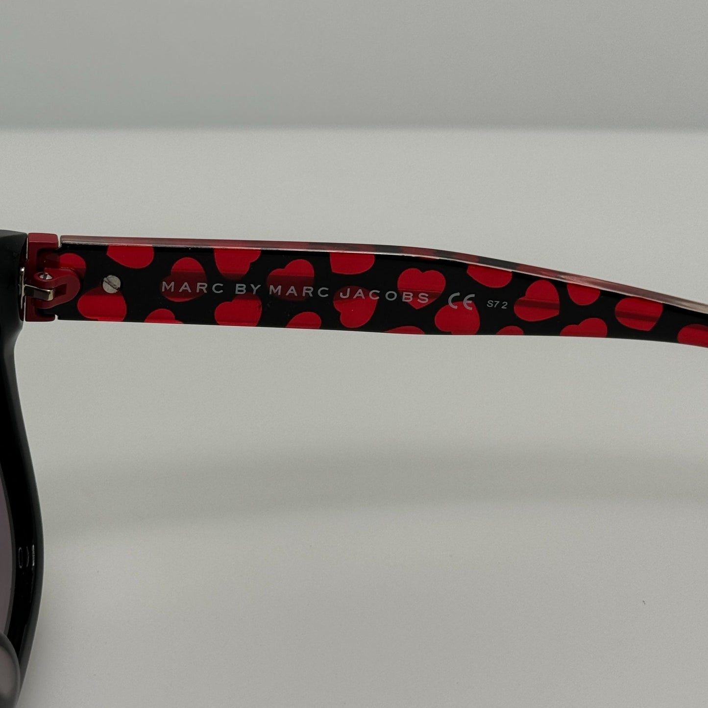 Marc Jacobs Sunglasses MMJ 361/n/s Uyy Eu 53-29-140 Red Black W/ Case