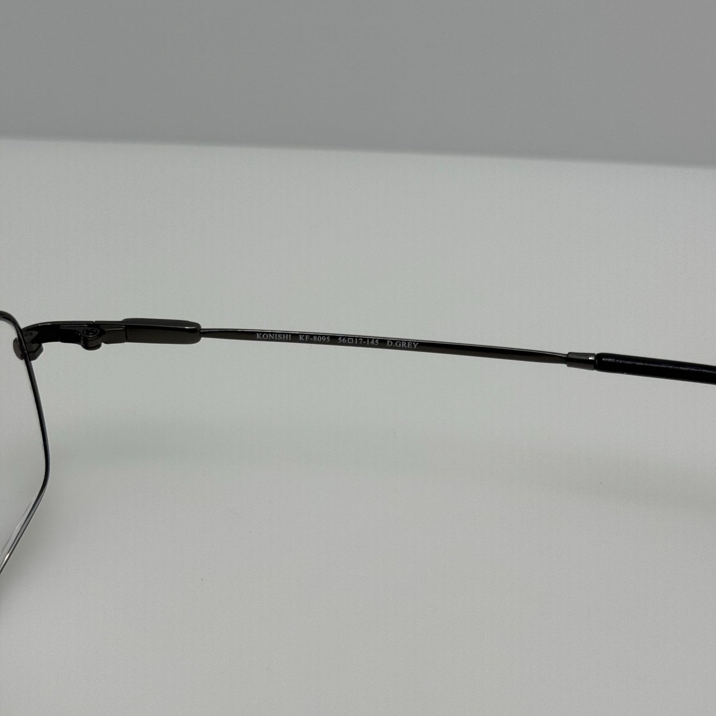Konishi Eyeglasses Eye Glasses Frames KF-8095 D. Grey 56-17-145