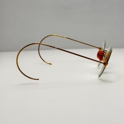 Unbranded Eyeglasses Eye Glasses Gold Rimless Retro Vintage