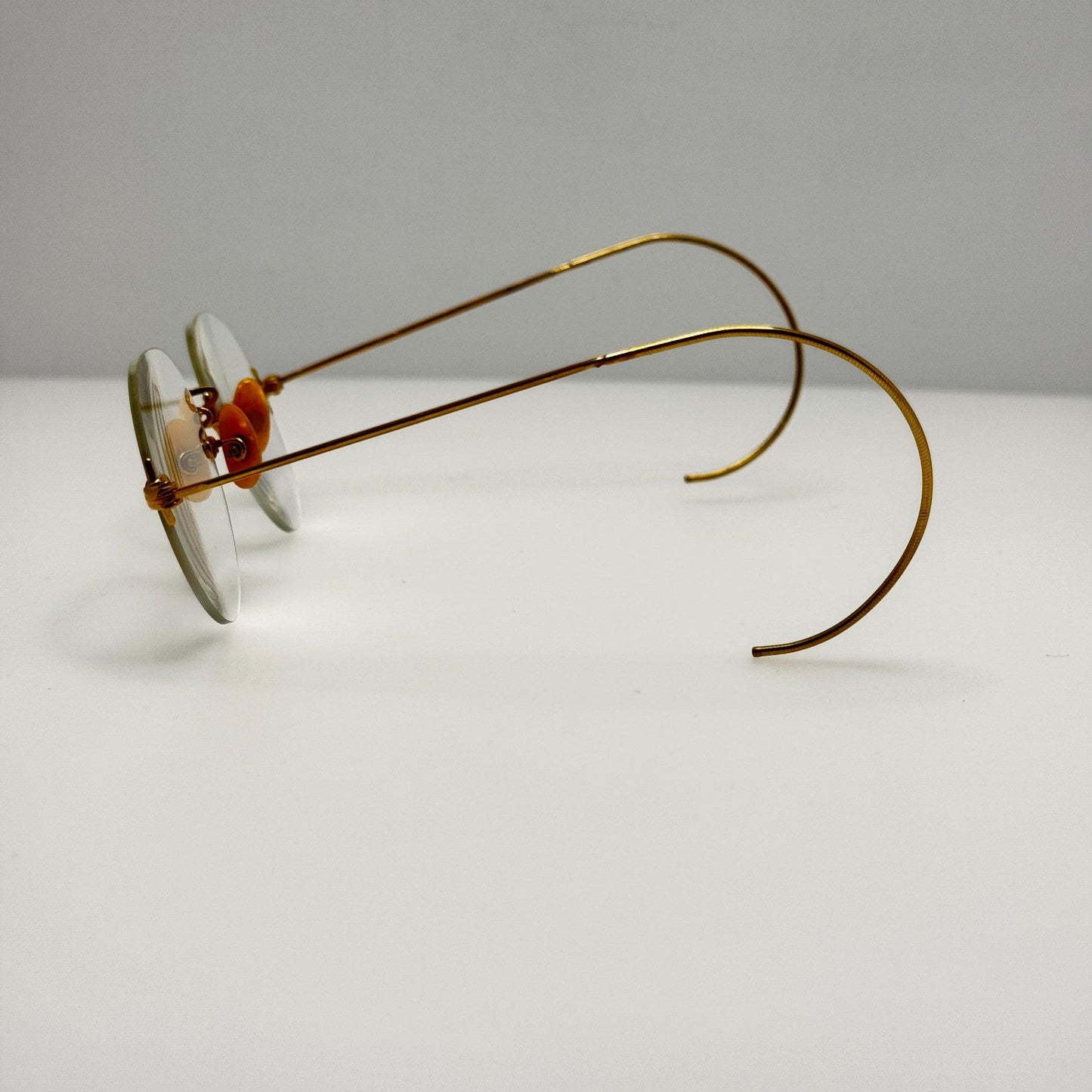 Unbranded Eyeglasses Eye Glasses Gold Rimless Retro Vintage