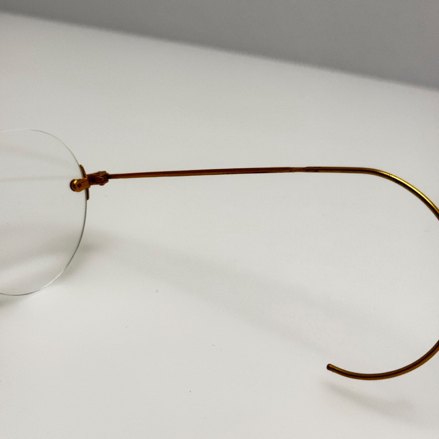 Unbranded Eyeglasses Eye Glasses Gold Rimless Retro Vintage