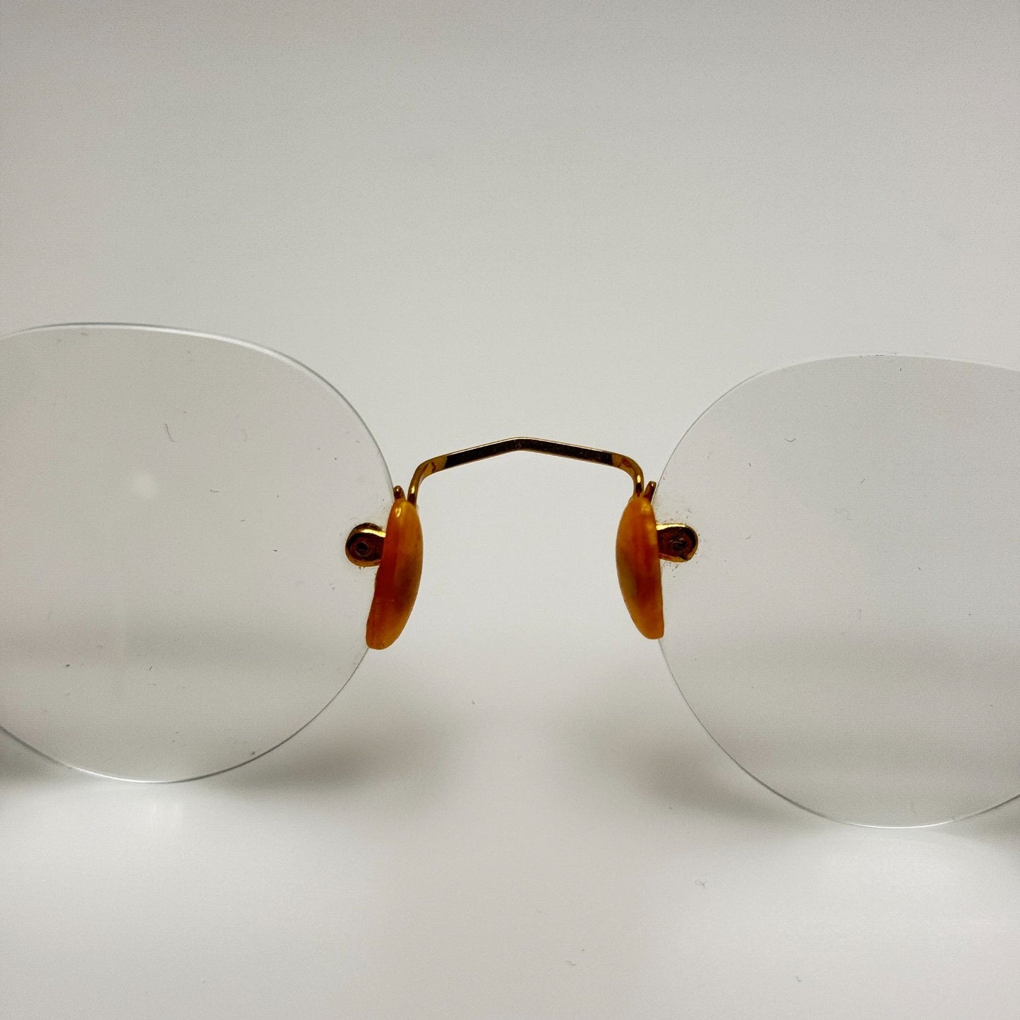 Unbranded Eyeglasses Eye Glasses Gold Rimless Retro Vintage