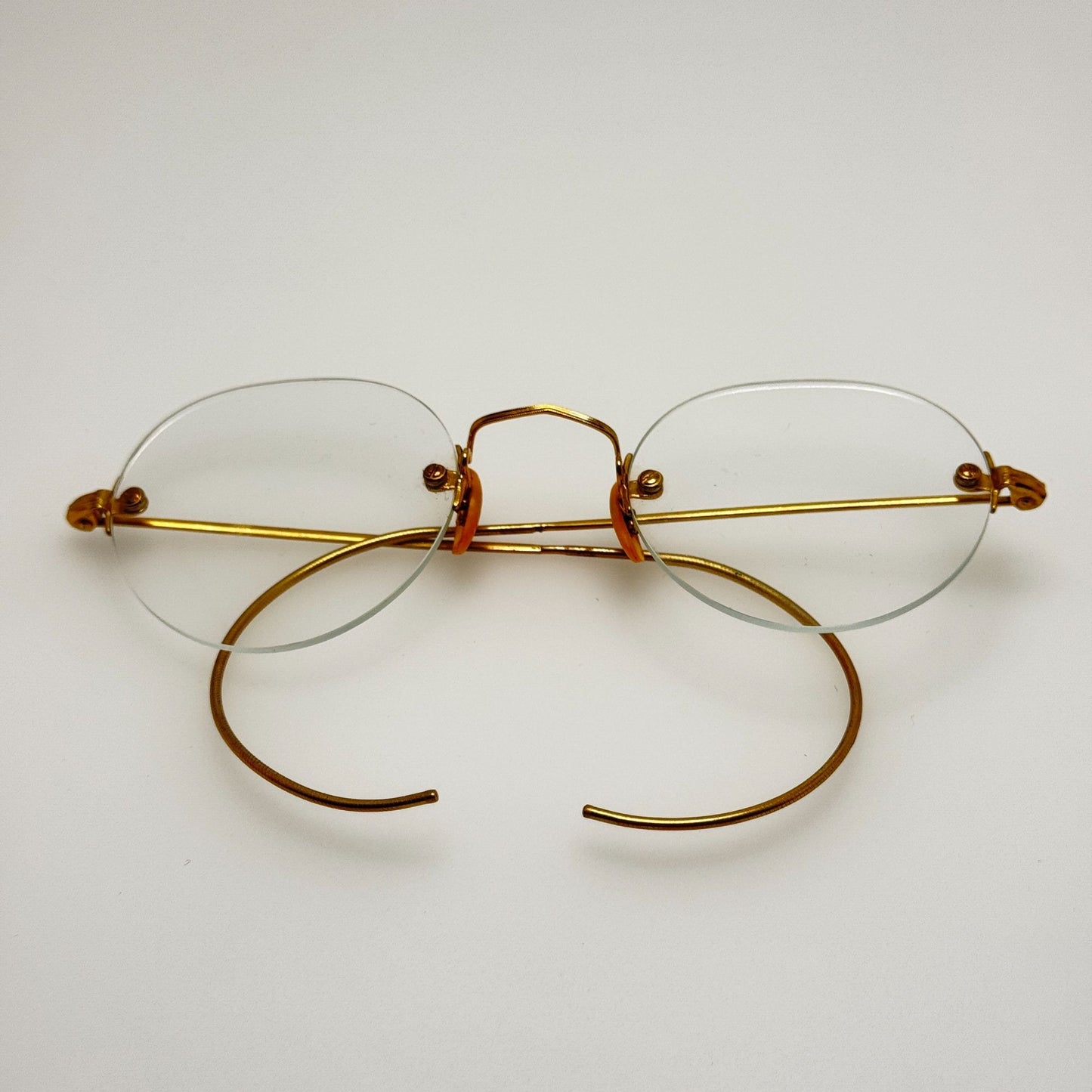 Unbranded Eyeglasses Eye Glasses Gold Rimless Retro Vintage
