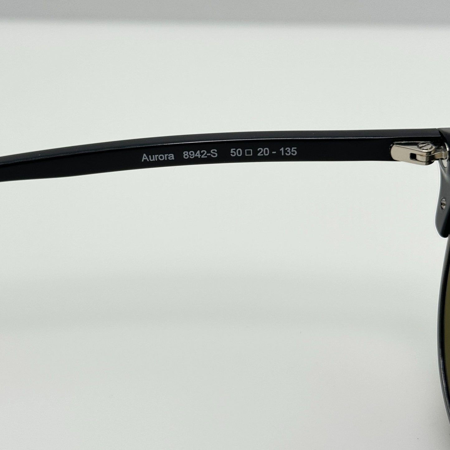 Serengeti Sunglasses 8942-S Aurora 50-20-135 Polarized Shiny Black Dark Gun
