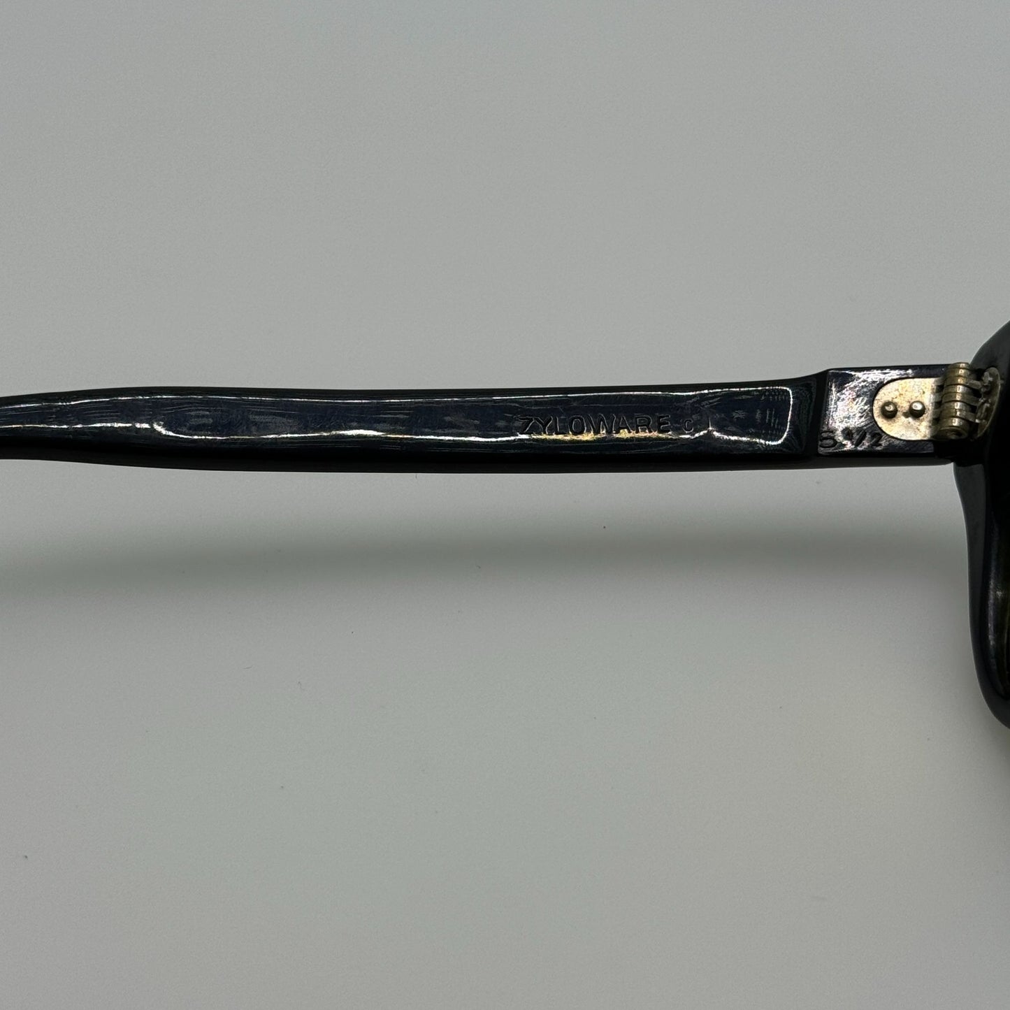 Zyloware Eyeglasses Eye Glasses Frames 5 1/2 Retro Vintage Black Nylon 46-20