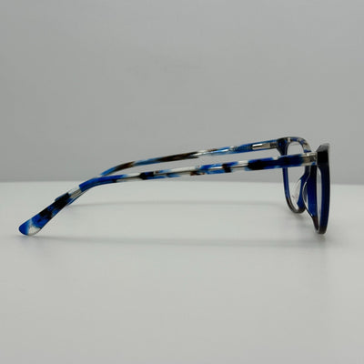 Genevieve Eyeglasses Eye Glasses Frames Presley Blue Marble 52-17-140