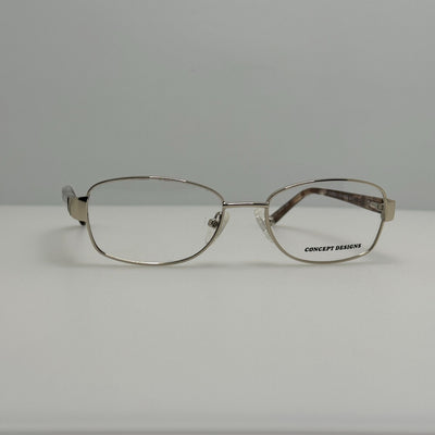 Concept Designs Eyeglasses Eye Glasses Frames 5021 C-3 Gold 52-17-135