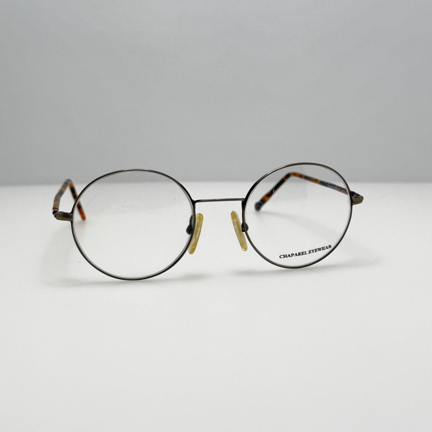 Chaparel Eyewear Eyeglasses Eye Glasses Frames Jon Pewter Italy 48-20-140