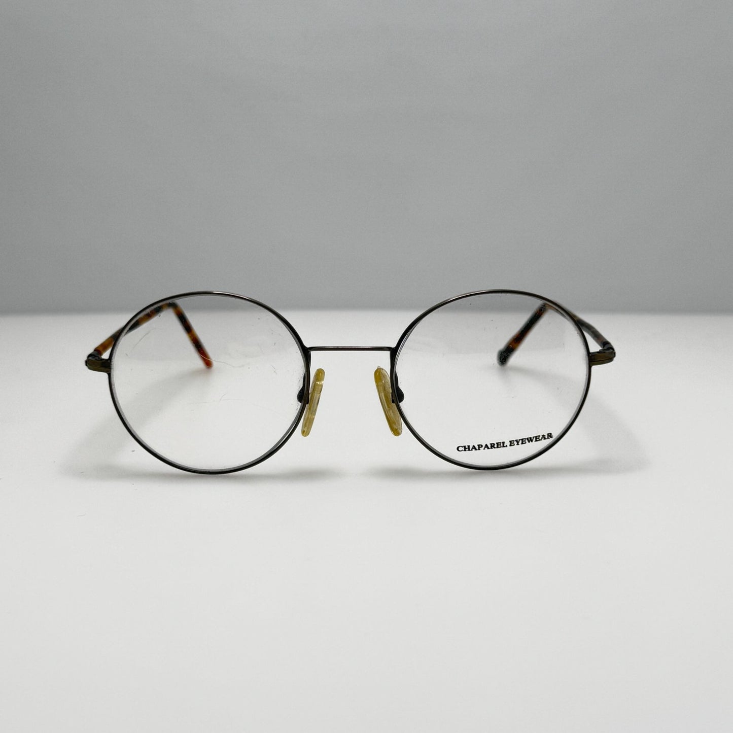 Chaparel Eyewear Eyeglasses Eye Glasses Frames Jon Pewter Italy 48-20-140