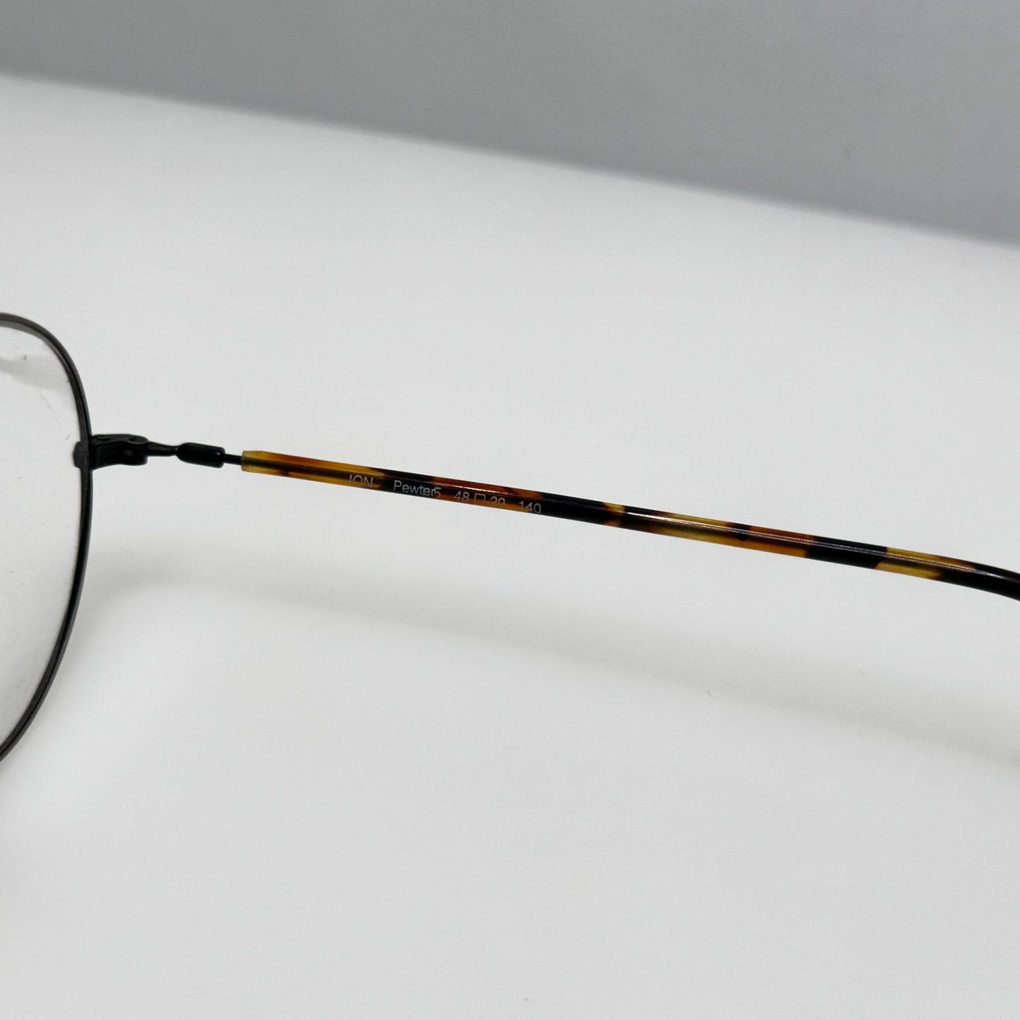 Chaparel Eyewear Eyeglasses Eye Glasses Frames Jon Pewter Italy 48-20-140