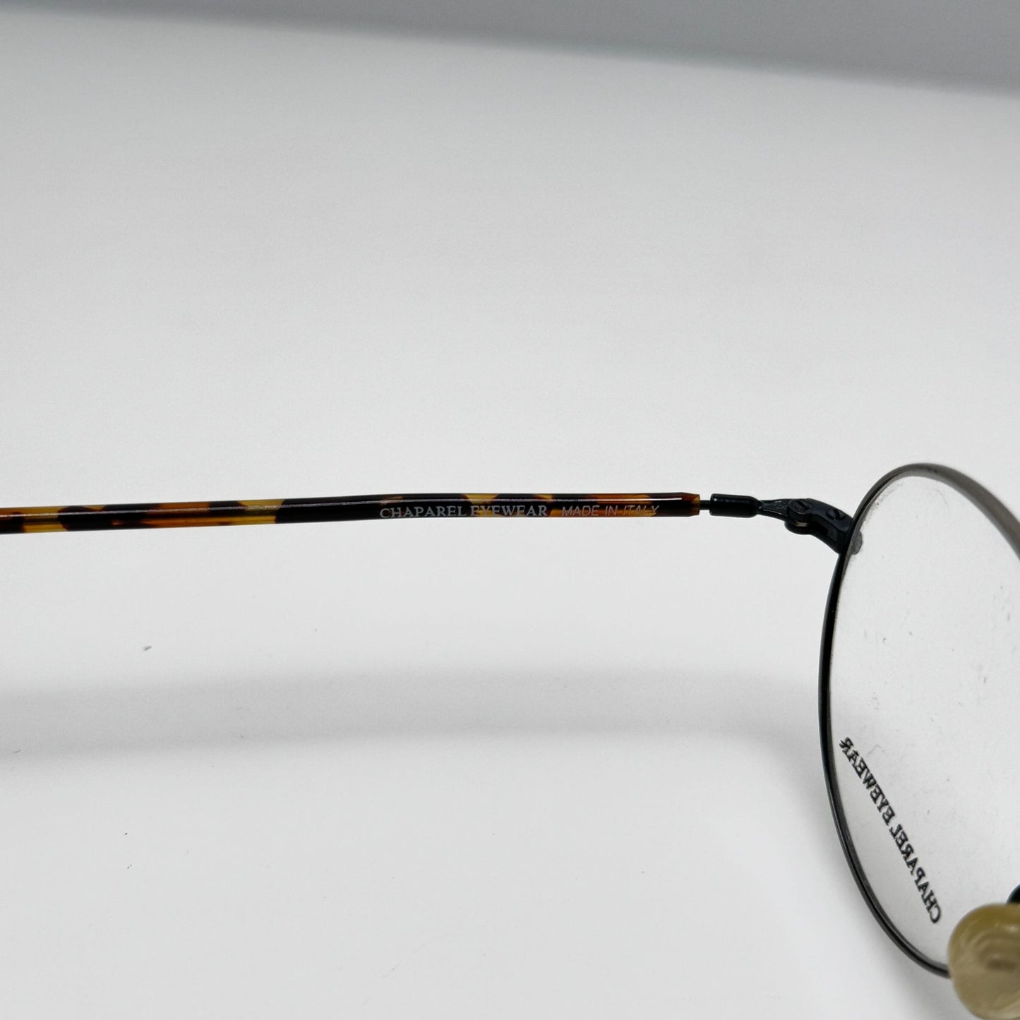 Chaparel Eyewear Eyeglasses Eye Glasses Frames Jon Pewter Italy 48-20-140