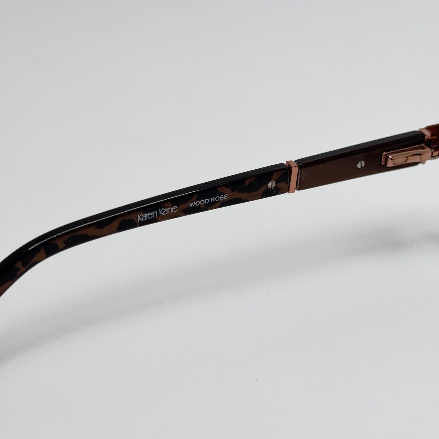 Karen Kane Eyeglasses Eye Glasses Frames Wood Rose Mocha 53-16-135