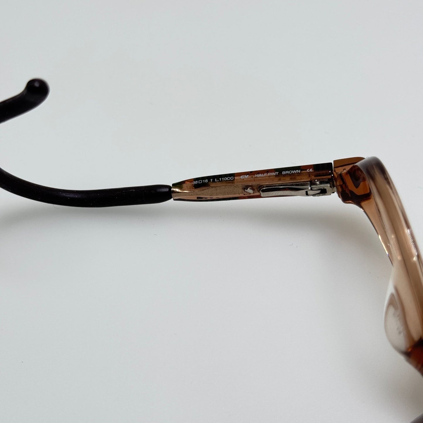 Dilli Dalli Eyeglasses Eye Glasses Frames Half Pint Brown 38-16-110